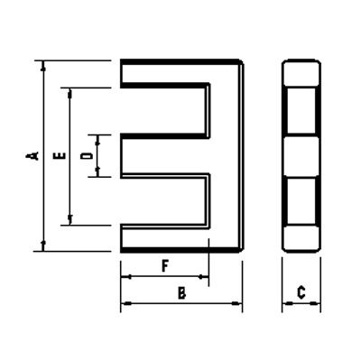 EE、EEL、EF型高導磁芯